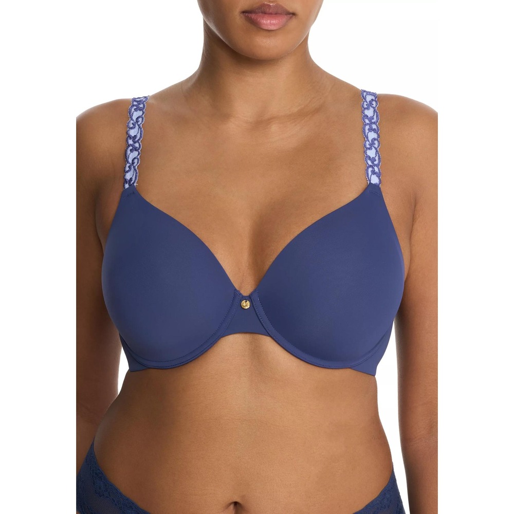 Natori Pure Luxe Underwire In Ink Blue Size 32DDD New With Tag